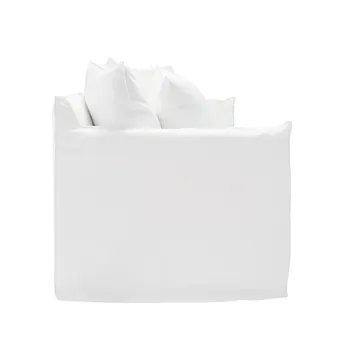 Harrow Linen Sofa Pure White - 3.5 Seater product view 4