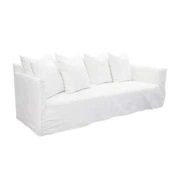 Harrow Linen Sofa Pure White - 3.5 Seater product view 7