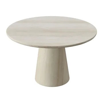 Victoria Travertine Round Dining Table product view 2