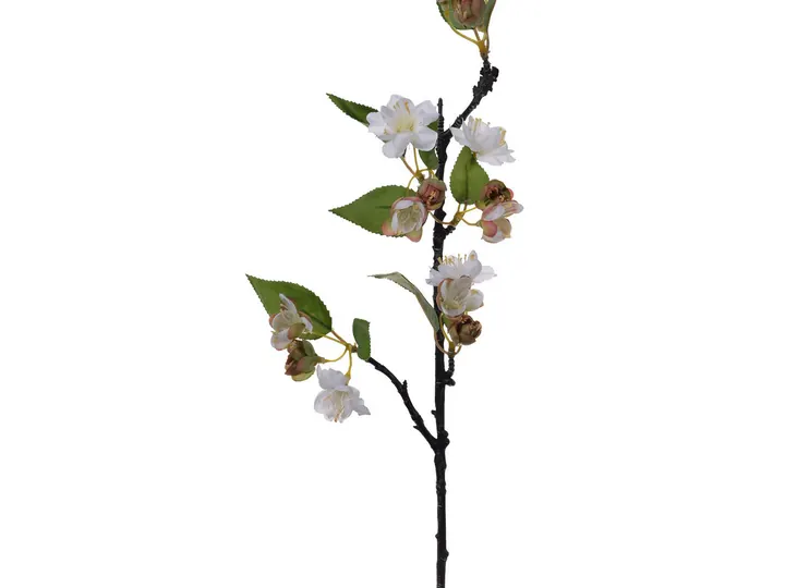 Artificial Blossom Branch – Cream – 50 × 16 × 3 cm