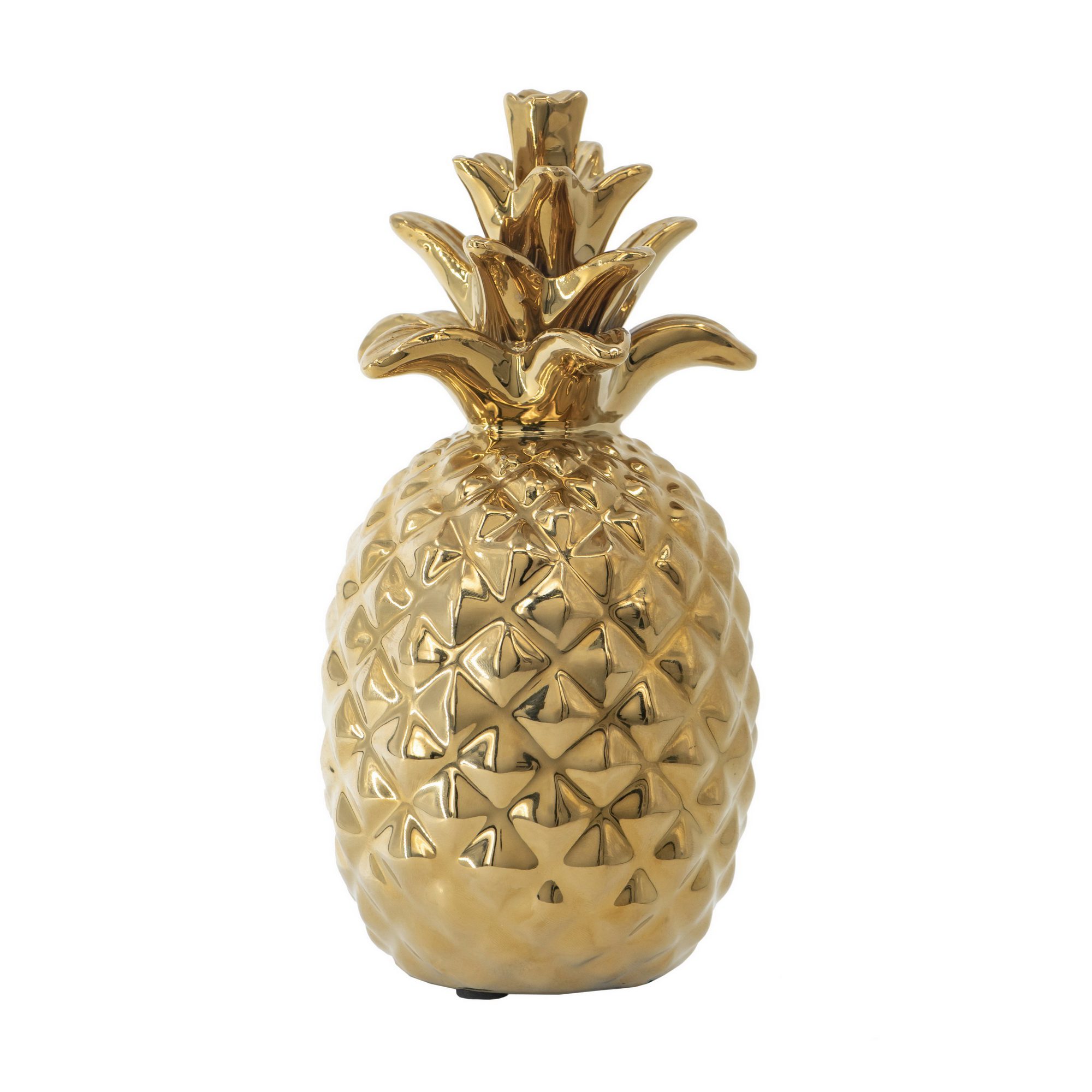 Gold Pineapple Decorative Piece small