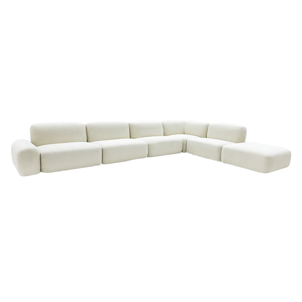 Orsay Noa Fog Modular Sofa - 7 Piece