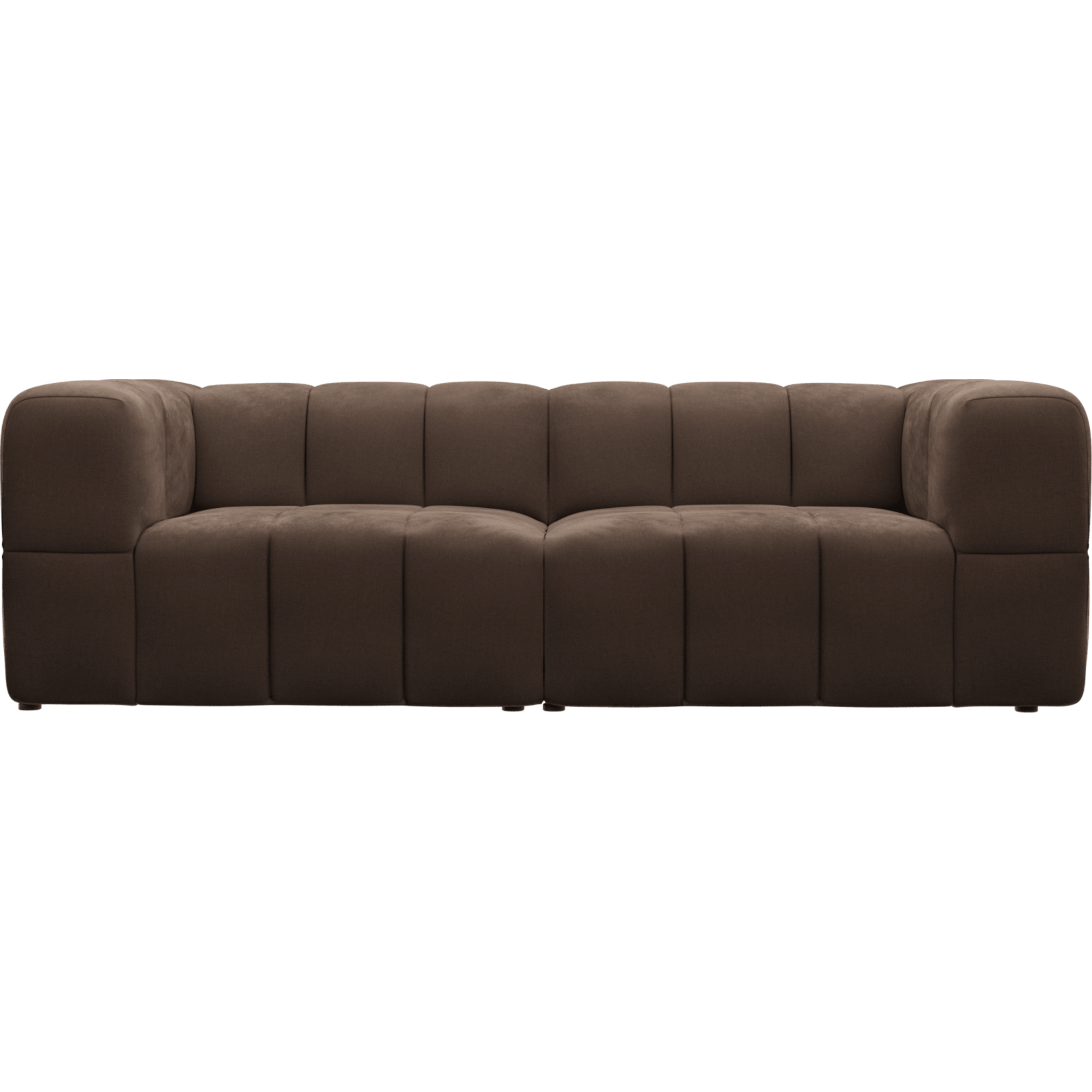 Oxford Muse Chocolate Modular Sofa - 2 Piece