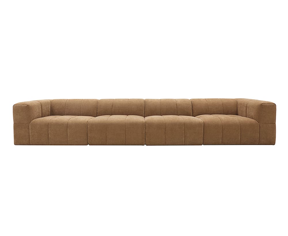 Oxford Tribute Chestnut Modular Sofa - 4 Piece