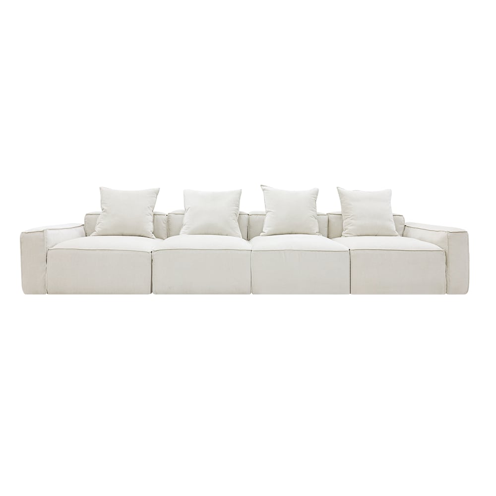 Portman Muse Flax Sofa - 4 Seater