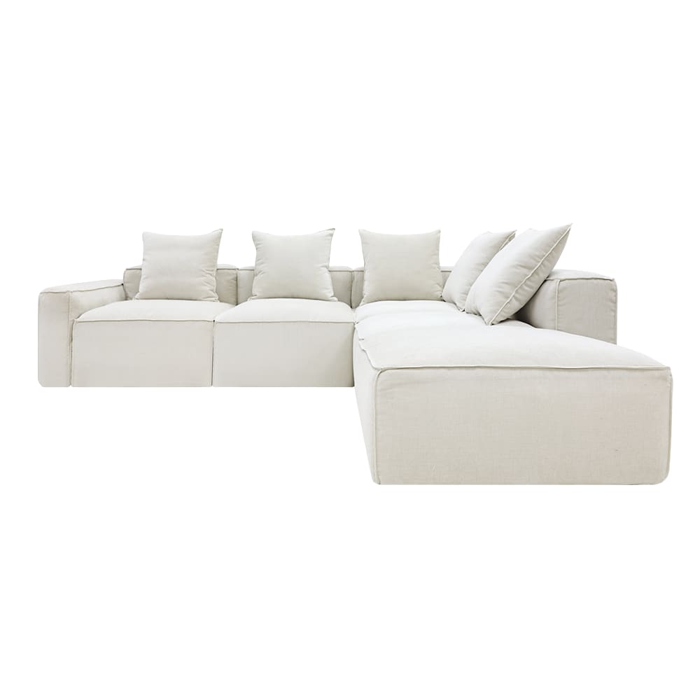 Portman Muse Flax Sofa - 5 Seater RAF Terminal