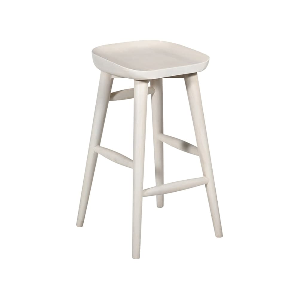 Aveline Counter Stool Mango Wood White
