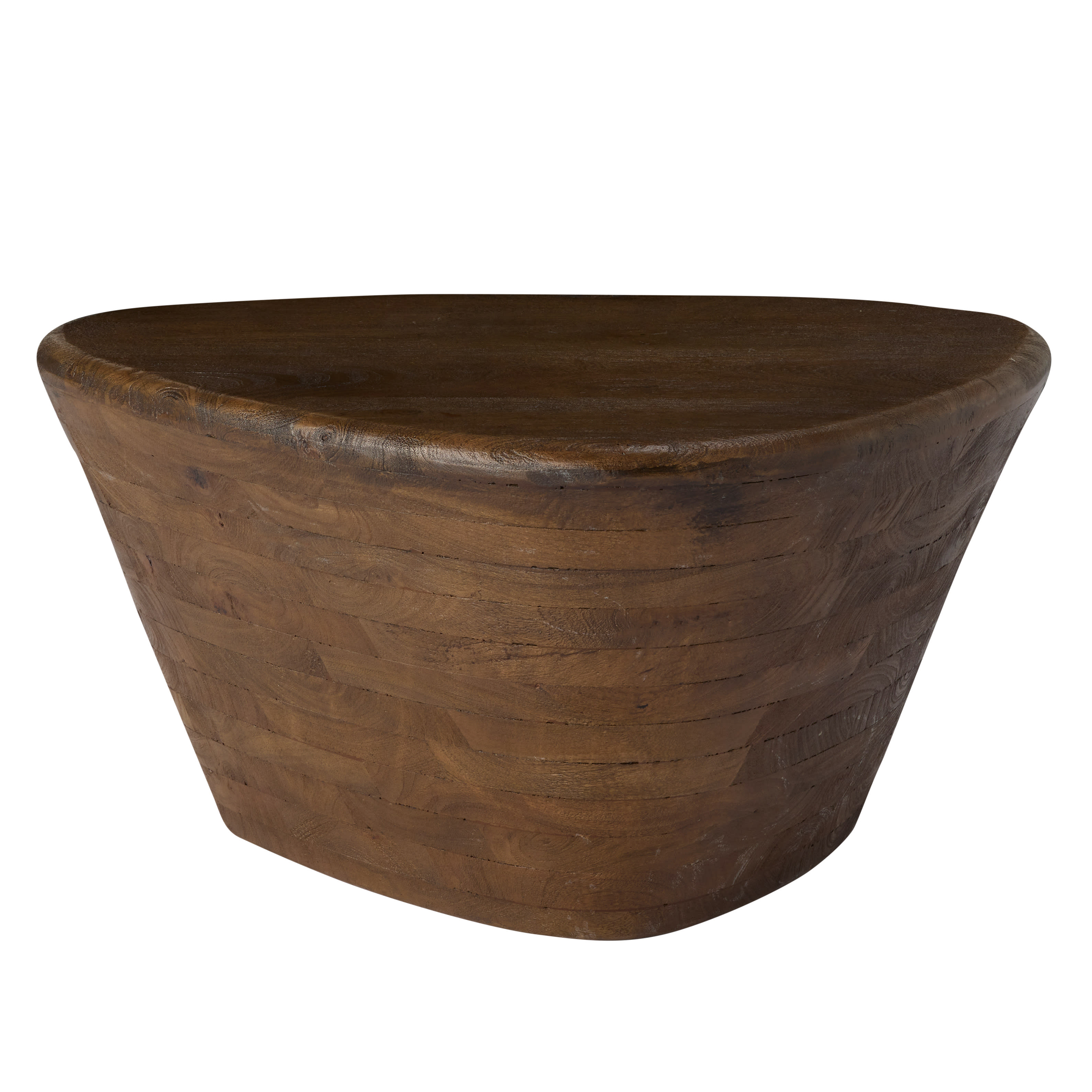 Florence Umber Mango Wood Side Table