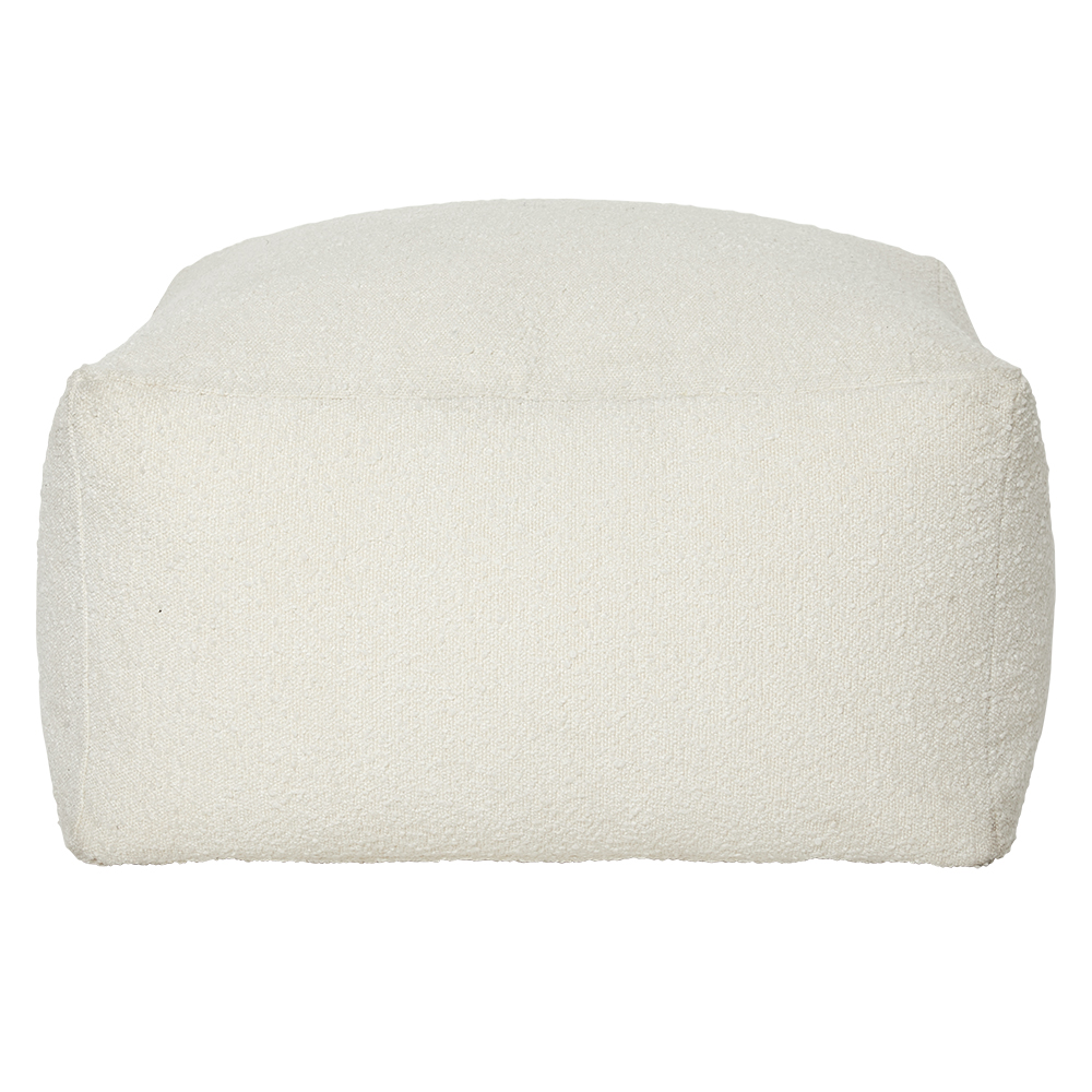 Helene Boucle Pouf  - 66cm x 66cm x 35cm