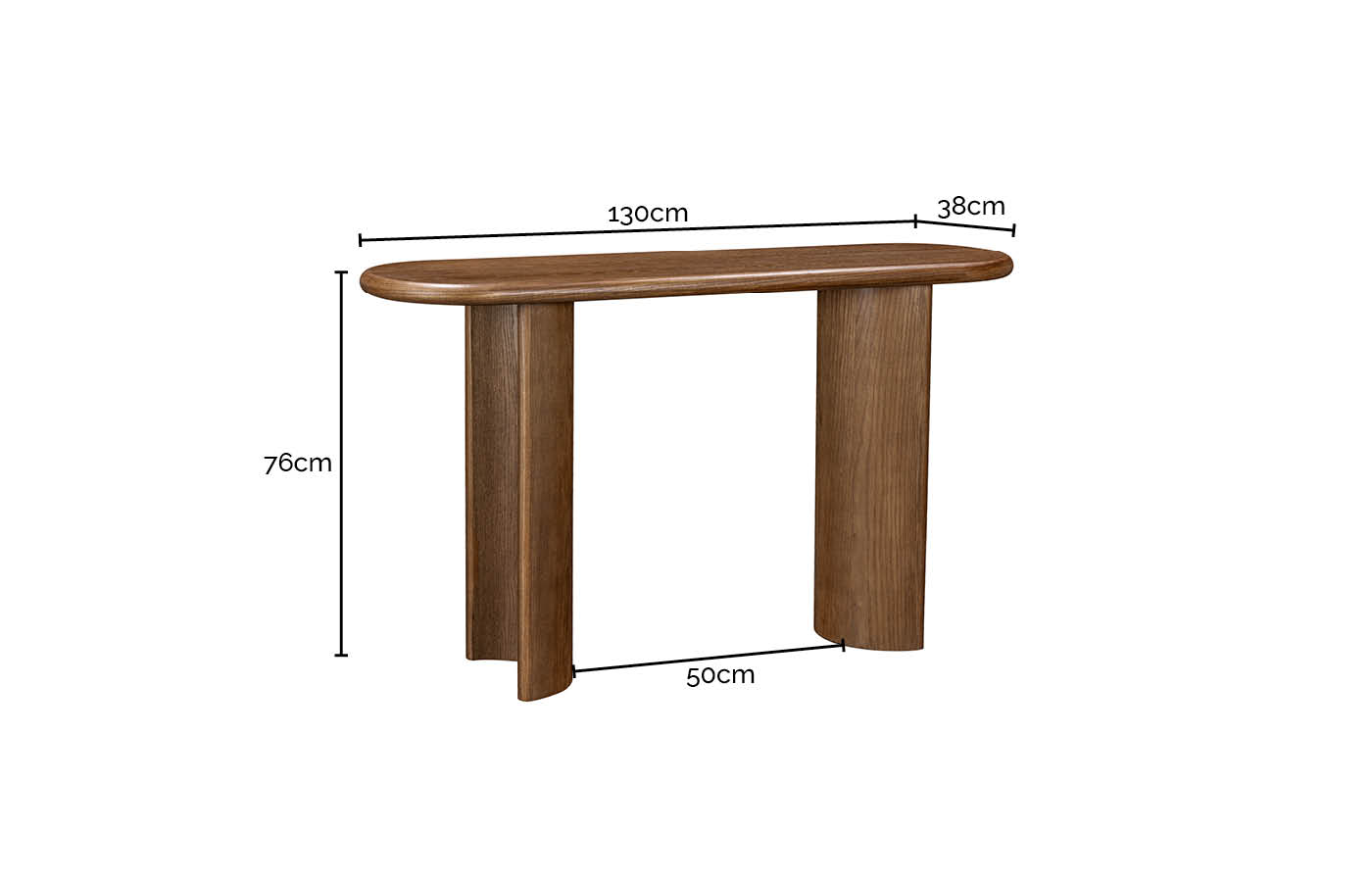 Calista Console Chestnut