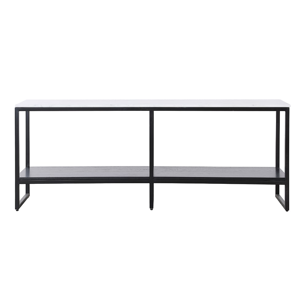Francesca Console Table Cararra Marble - 180 x 40  x 70 cm