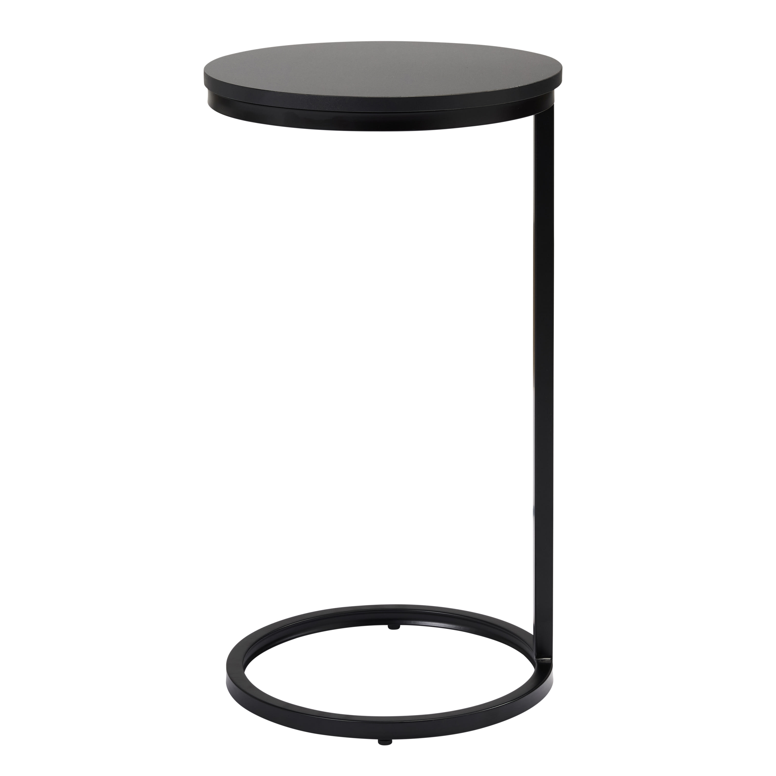 Celine Black Round Sofa Table