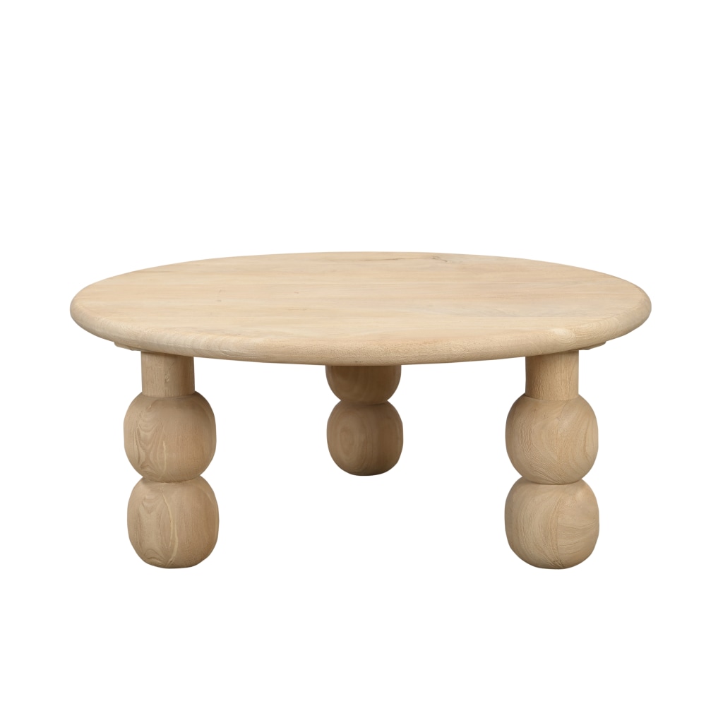 Fiora Round Mango Wood Coffee Table