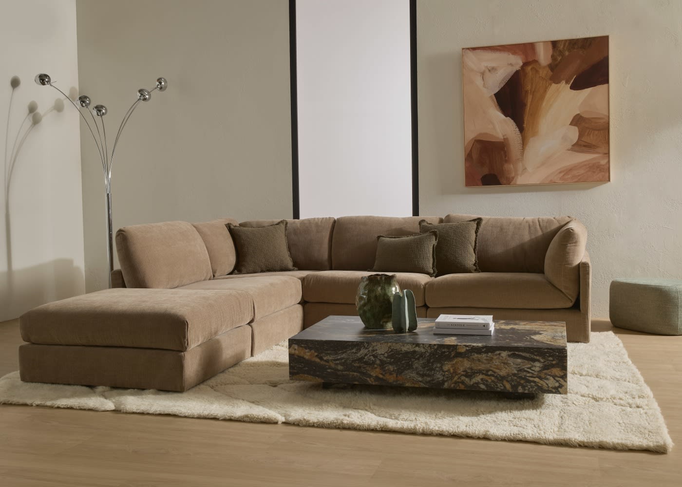 Portia Cosmos Gold Coffee Table