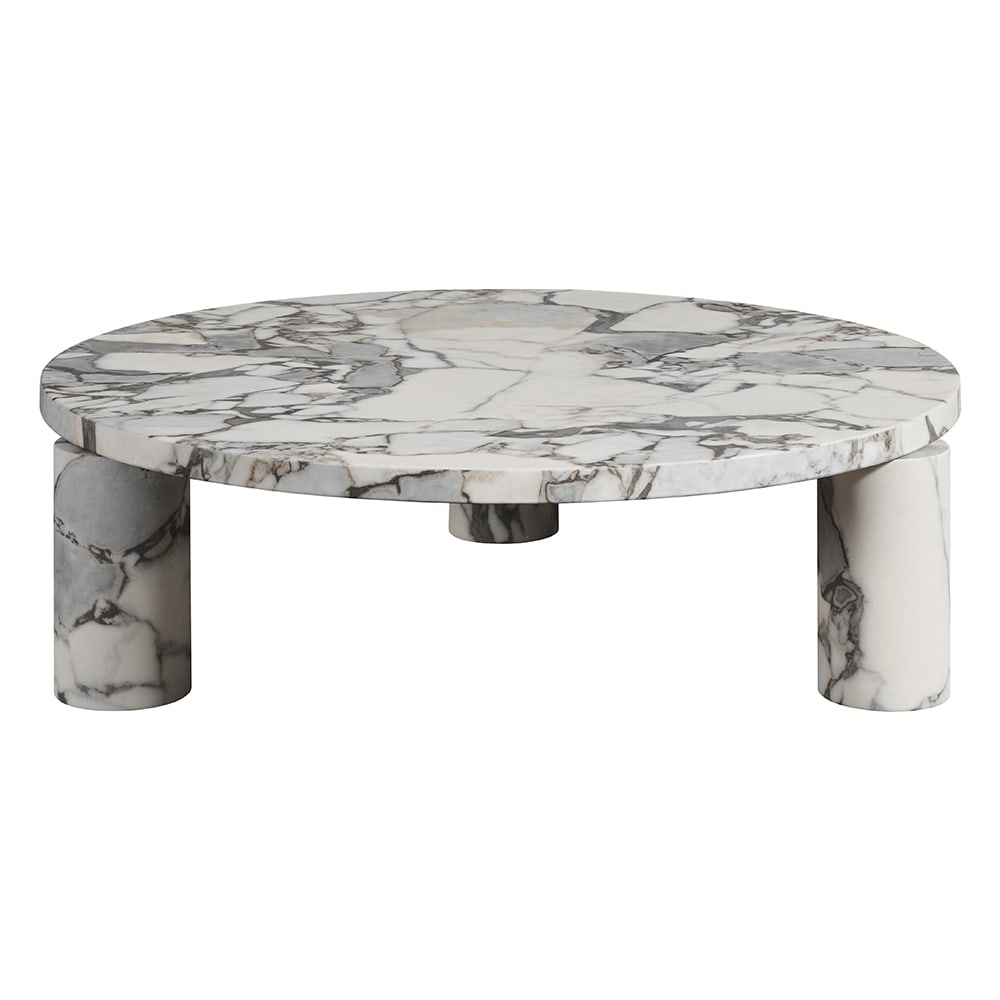 Granada Coffee Table Violetta Marble - 105 cm