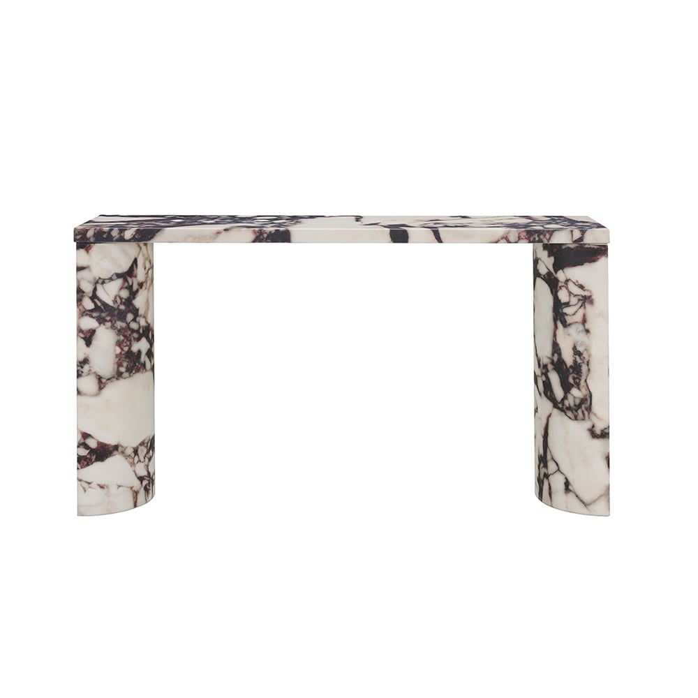 Provence Bulgari Red Marble Console Table