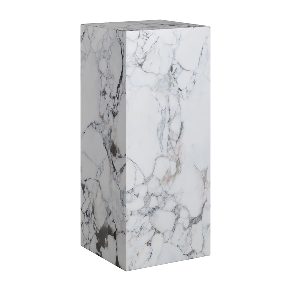 Rialto Bulgari White Marble Plinth - 90 cm