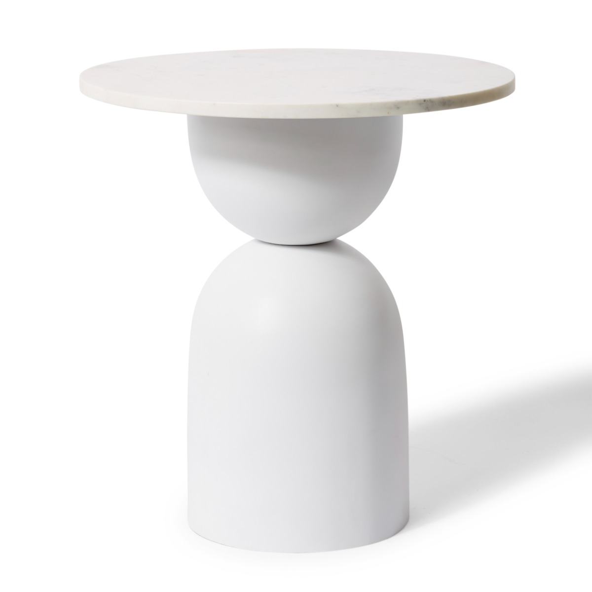 Varenna Marble Side Table - 51 x 51 x 51cm