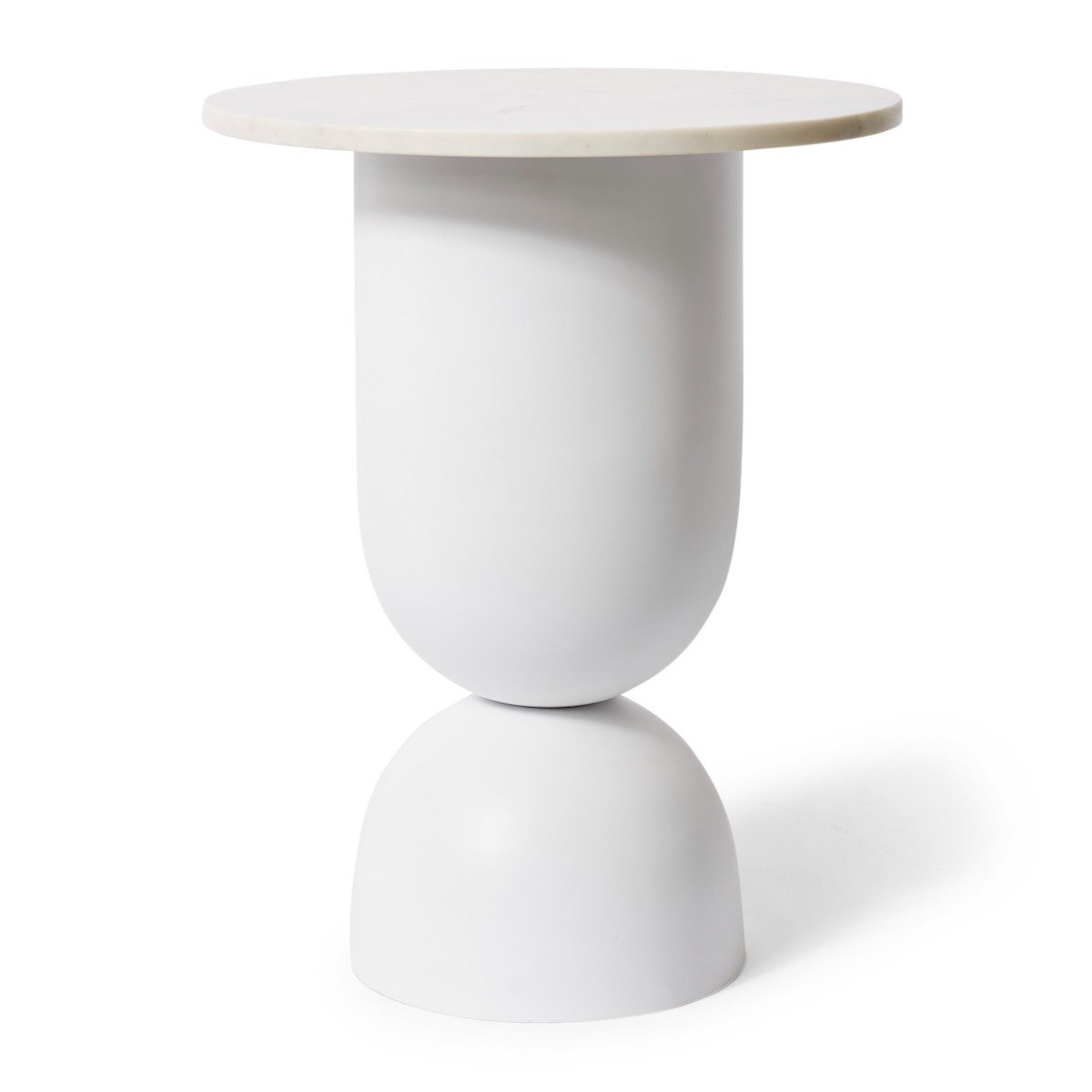 Varenna Marble Side Table - 46 x 46 x 56cm