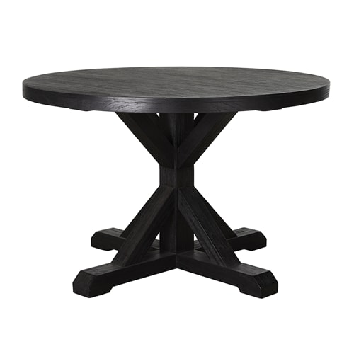 Neroli Round Dining Table Black - 120 x 120 x 77cm