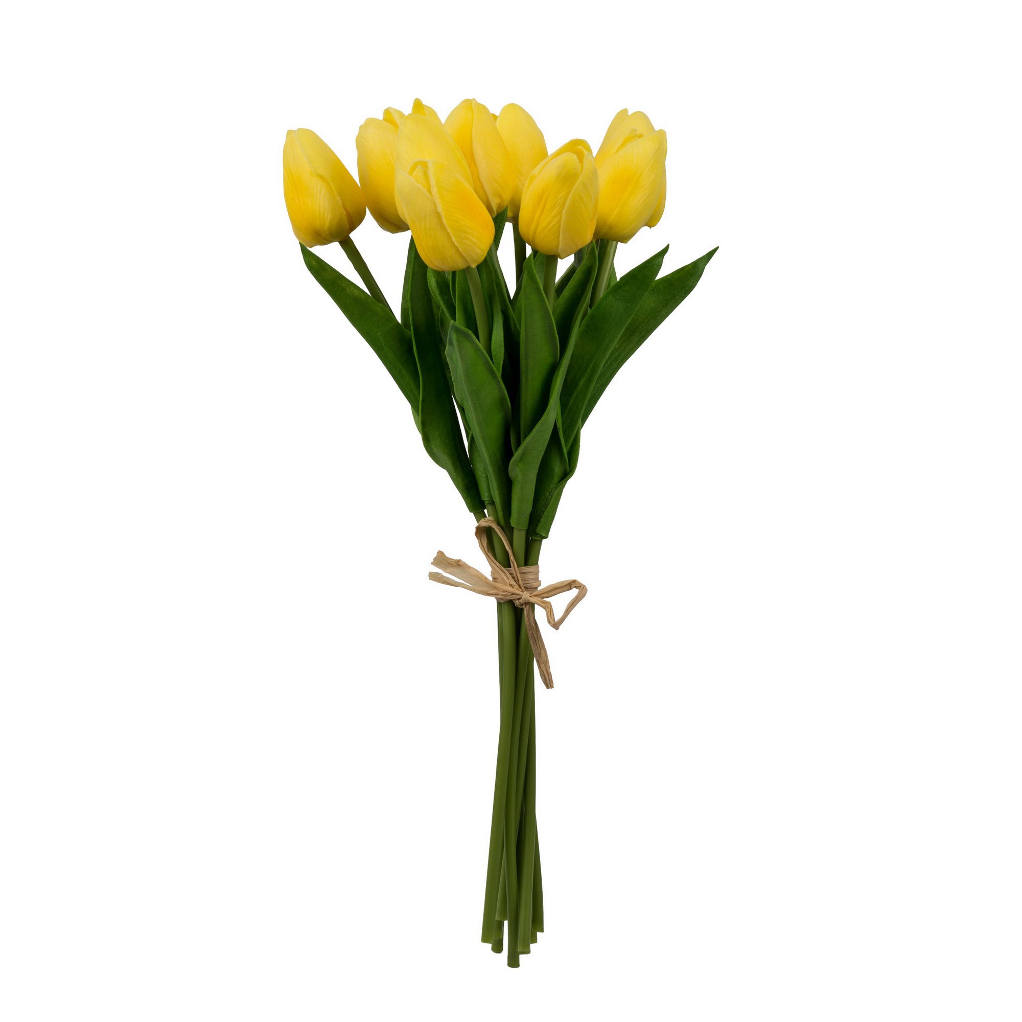 Artificial Tulip Bundle – Yellow – 38 × 20 × 20 cm