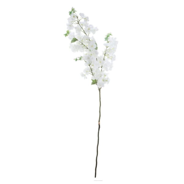 Artificial Cherry Blossom Spray – White