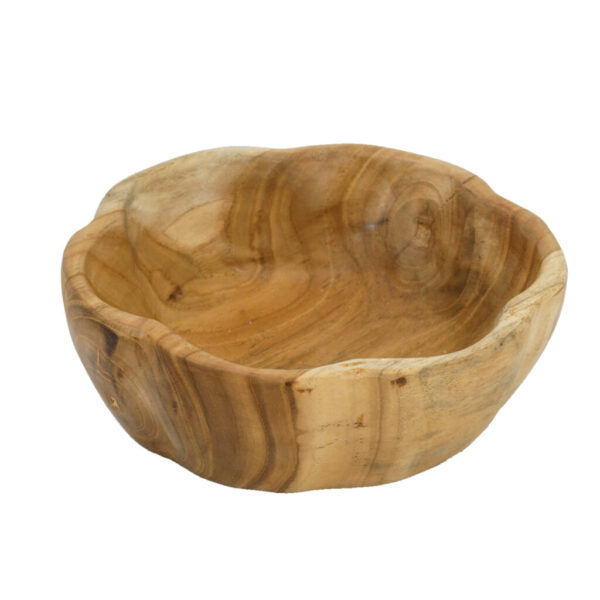 Small Organic Wooden Bowl – Natural Finish