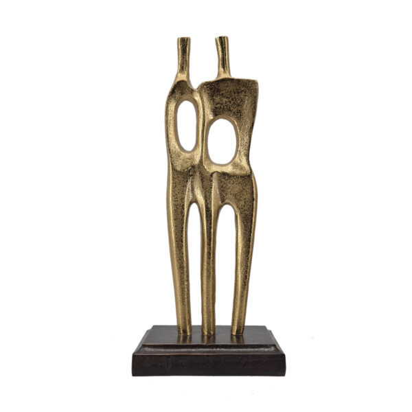 Abstract Embrace Sculpture – 35cm