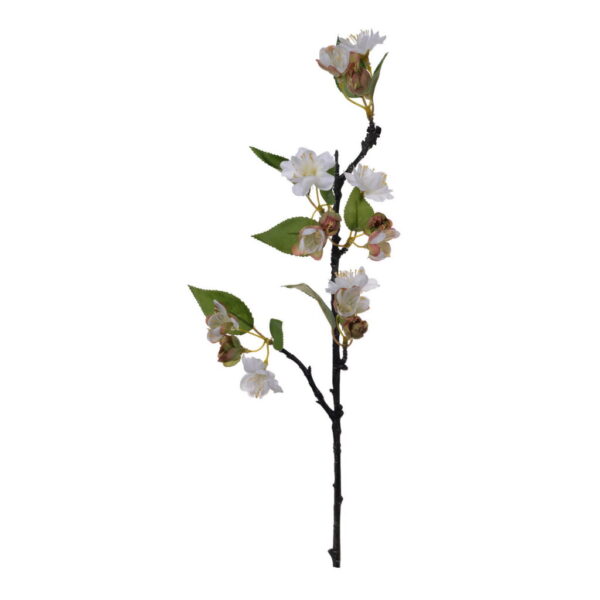 Artificial Blossom Branch – Cream – 50 × 16 × 3 cm