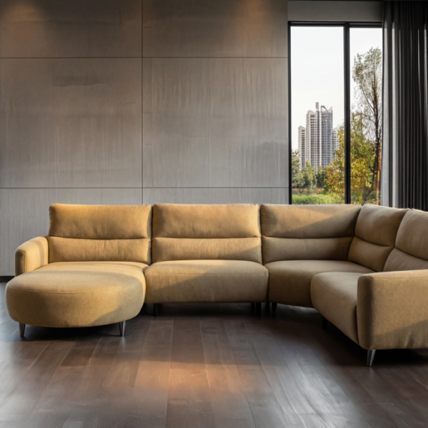 Melisa Sofa with chaise and power recliner